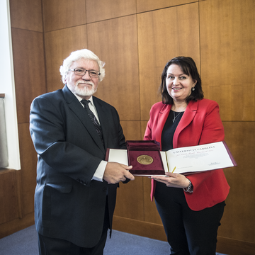 Pavel Martásek received a commemorative medal of the Scientific Council of Charles University