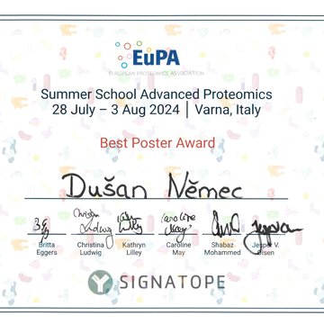 Congratulations to Dušan němec