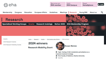 Congratulations to Dušan Němec